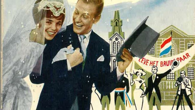 Boek met voorlichting over het huwelijk. Het Geslaagde Huwelijk uit 1961 naar een idee van J.J. Schellens.