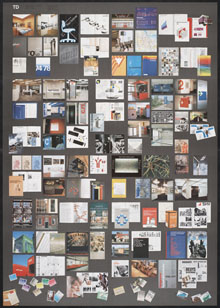 Promotieaffiche met werk van ontwerpbureau Total Design, 1981 (vormgeving Wim Derboven, Total Design en fotografie Tjeerd Frederikse)