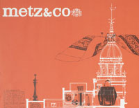 Affiche voor Metz & Co, 1963 (ontwerp door Benno Wissing, Total Design)