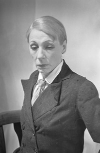 Portret van actrice en voordrachtskunstenares Charlotte Köhler (1892-1977)