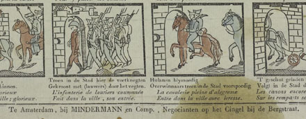 'Het moedig moord tooneel by Lypsichs Oorlogs Velden = Théatre de la guerre, présage du malheur', P.J. Brepols en Mindermann en Comp., tussen 1817-1833. 