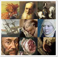 Collage van schilderijen uit het Mauritshuis