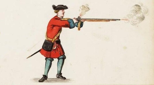 Man met snaphaan. Nederlands Nationaal Militair Museum.