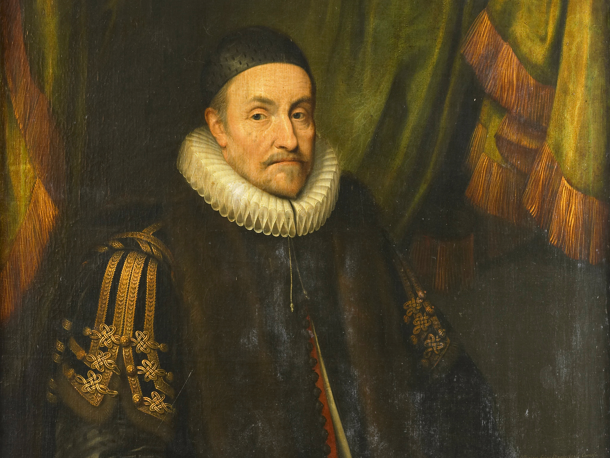 Afbeelding van een geschilderd portret Willem van Oranje