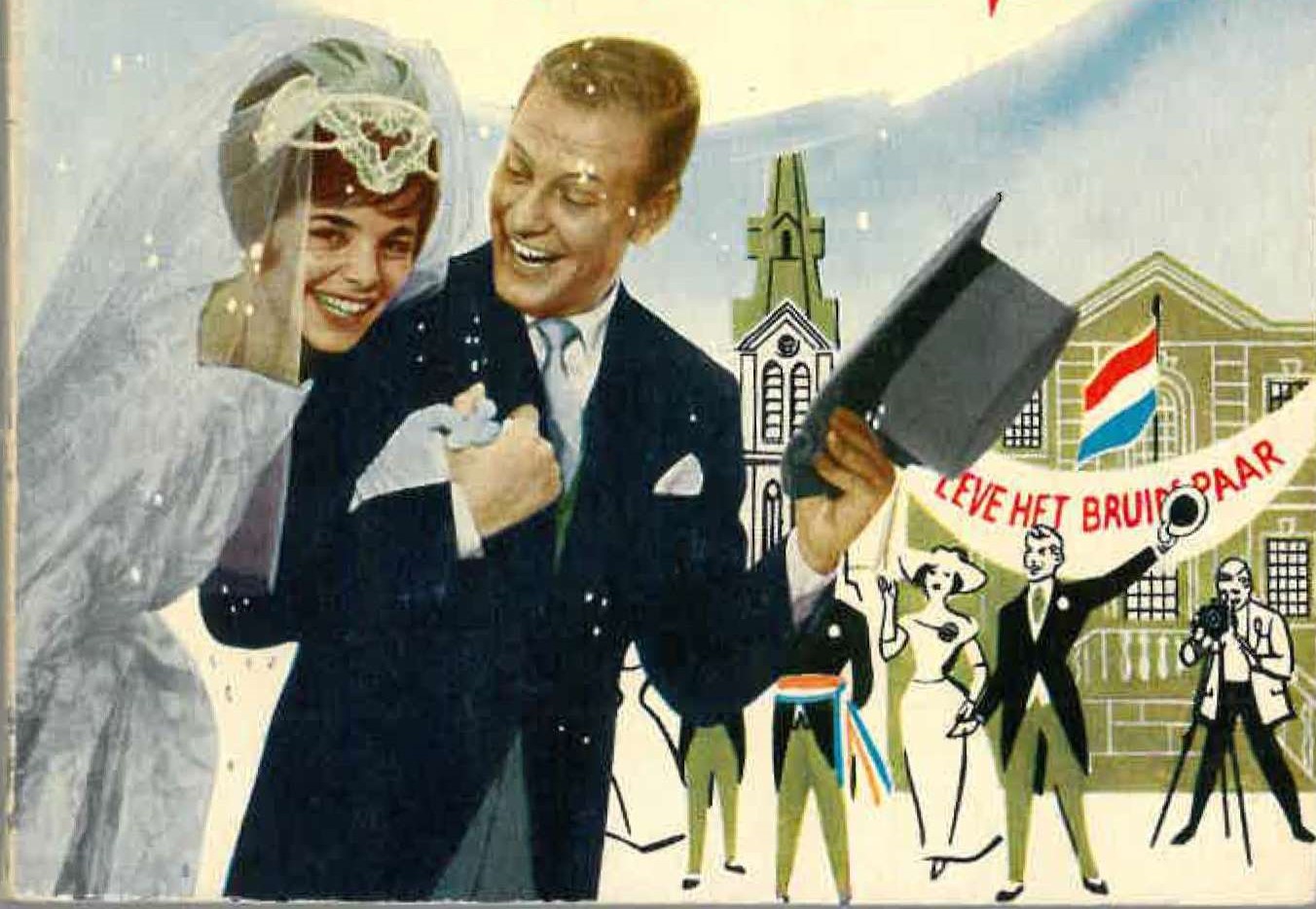 Boek met voorlichting over het huwelijk. Het Geslaagde Huwelijk uit 1961 naar een idee van J.J. Schellens.