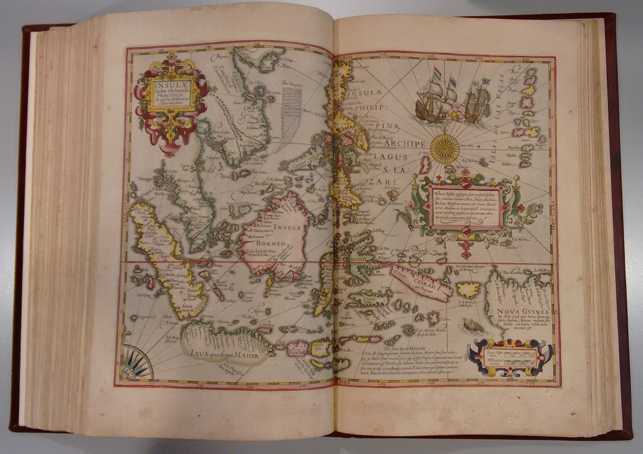 Atlas van Gerardus Mercator, University Maastricht,, uitgegeven door Jodocus Hondius in 1628.