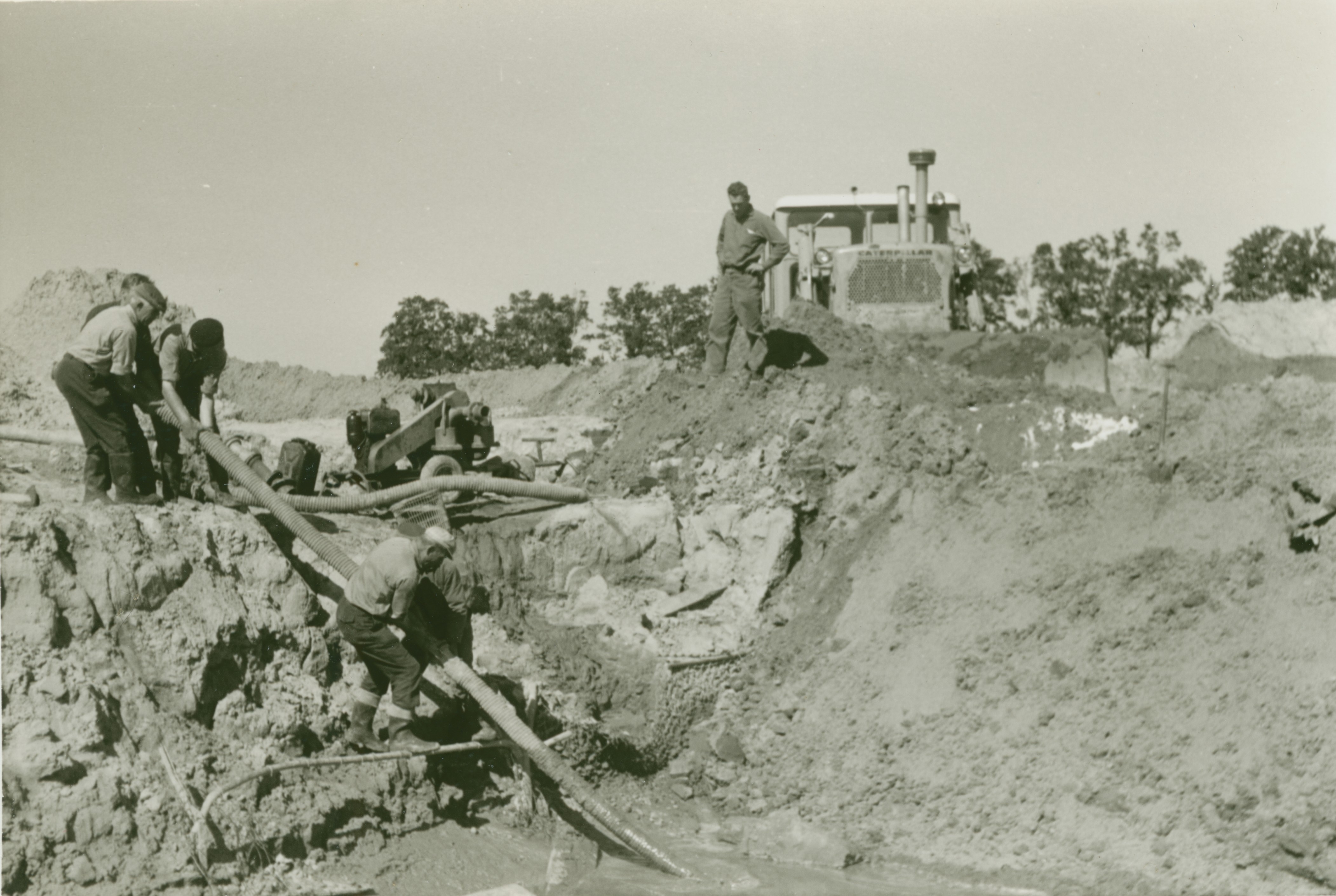 Foto van werkzaamheden