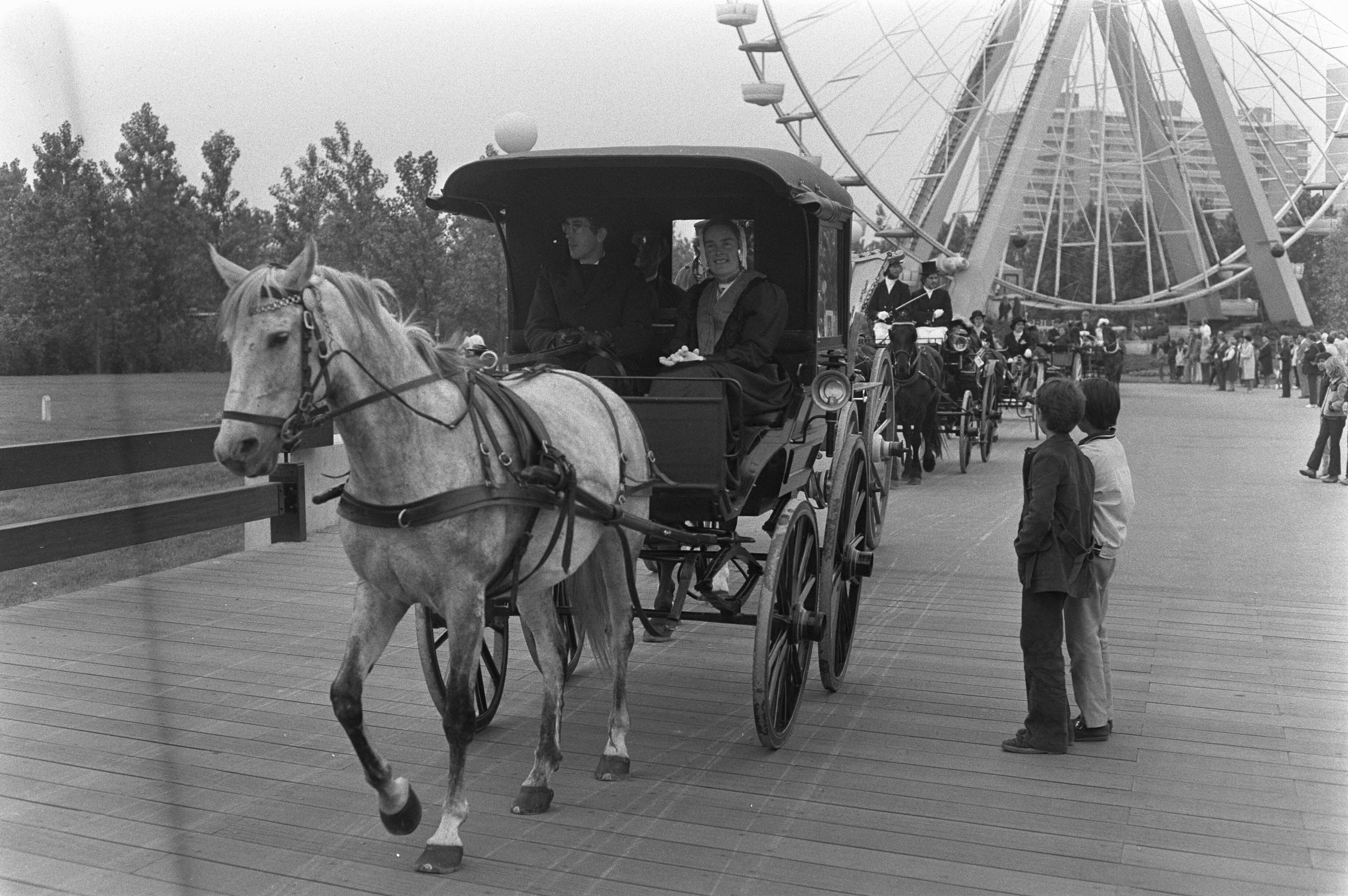 De tienjaarlijkse tuinbouwtentoonstelling Floriade 1972 in Amsterdam. Nationaal Archief.