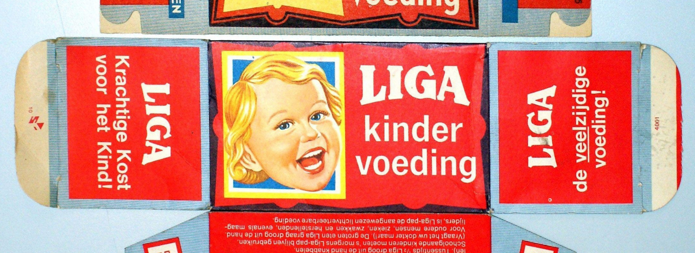 Afbeelding verpakking uit archief Liga fabriek