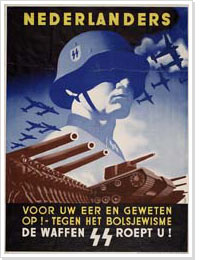 Poster calling men to fight for the Waffen SS
